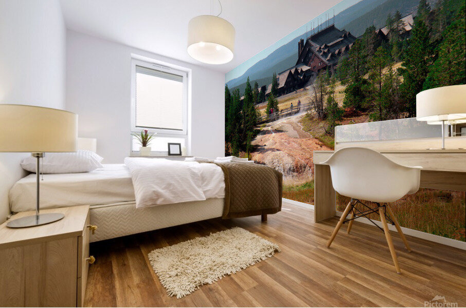 Yellowstone Lodge Mural print