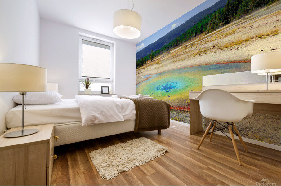 Round Spring Mural print