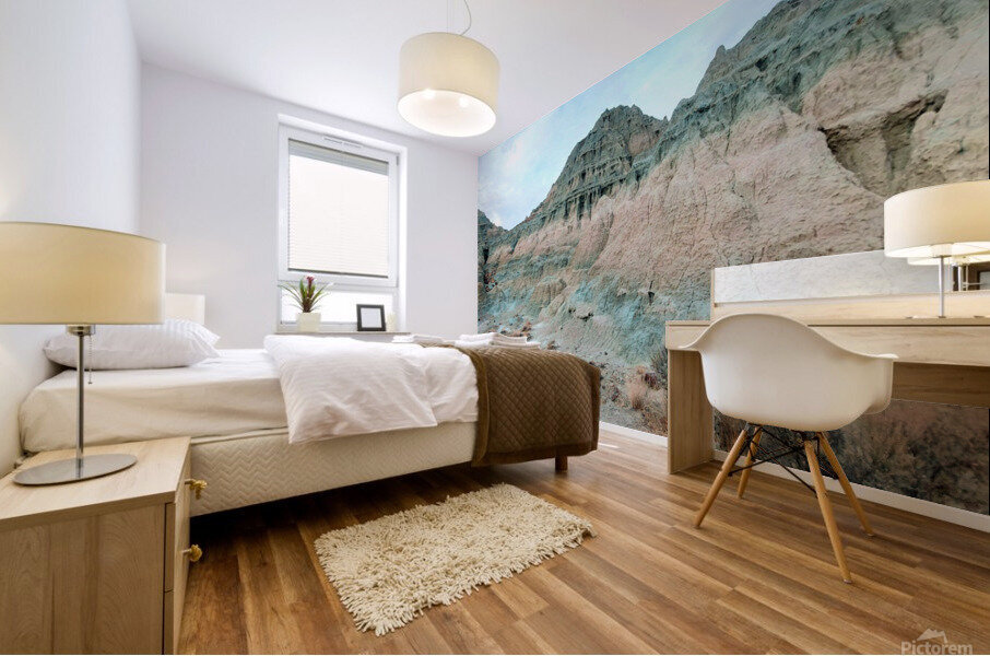 Blue Basin Mural print