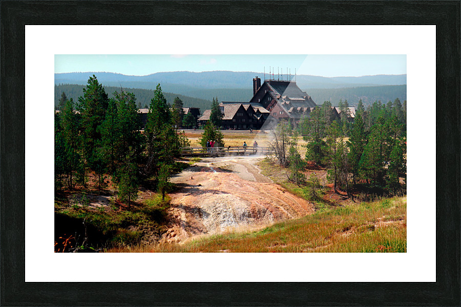 Yellowstone Lodge Picture Frame print