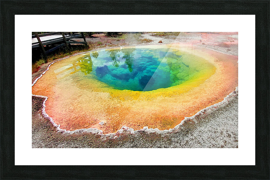 Cromatic Pool Picture Frame print