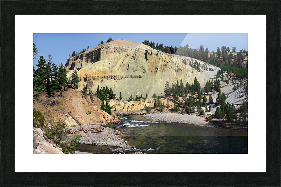 Yellowstone Narrows Picture Frame print