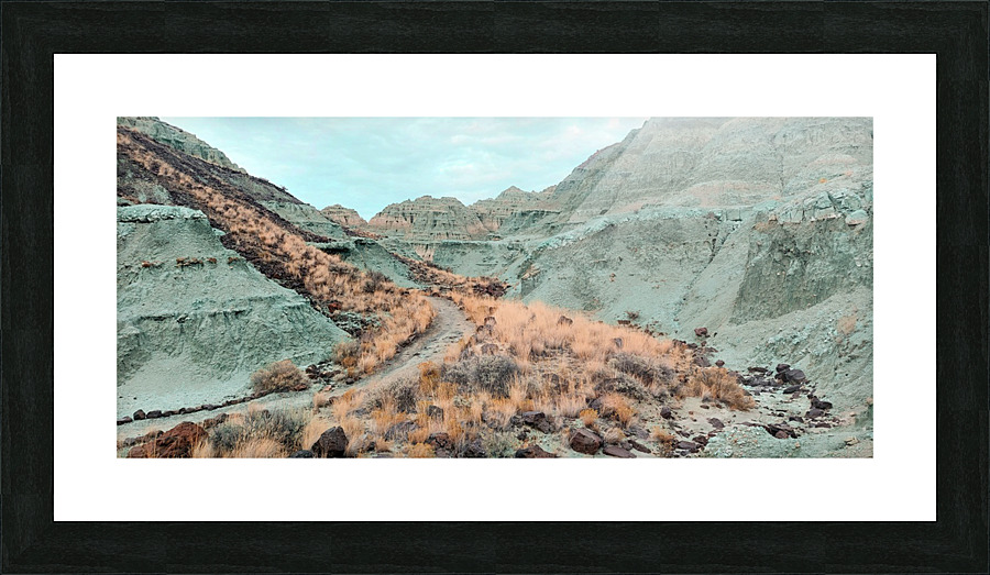 Blue Brink Picture Frame print