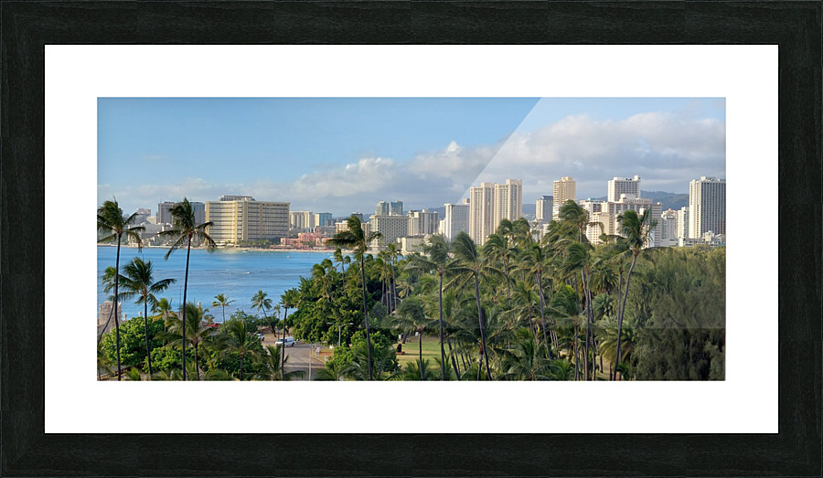 Paradise City Picture Frame print