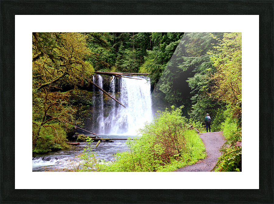 Upper North Falls Picture Frame print