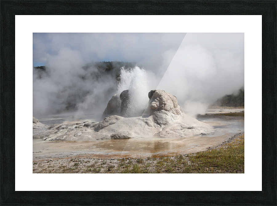 Grotto Geyser Picture Frame print