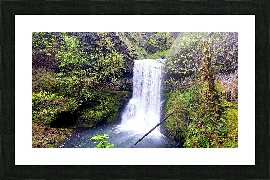 Lower South Falls Picture Frame print