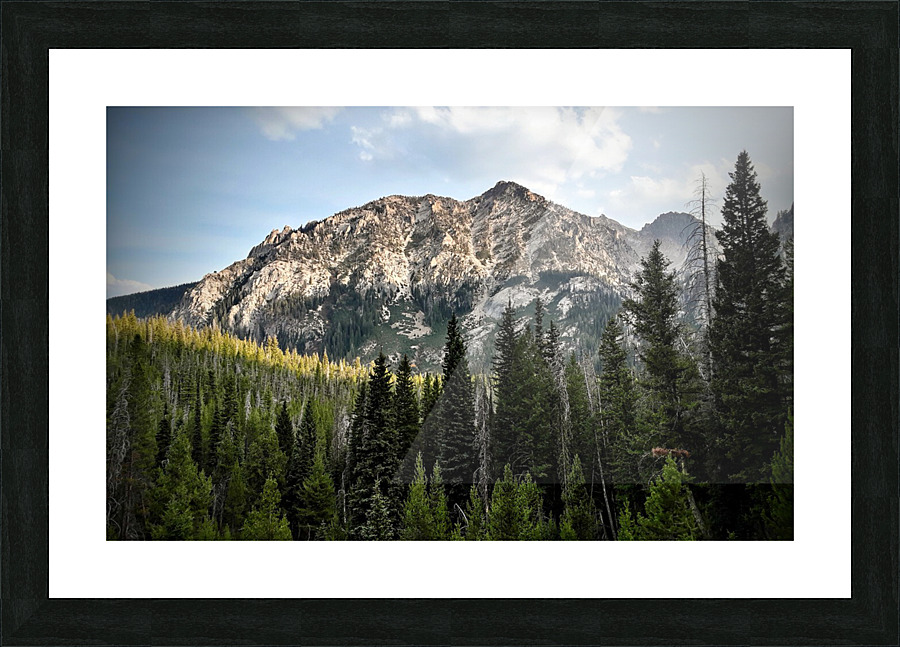 Alpine Peaks Picture Frame print
