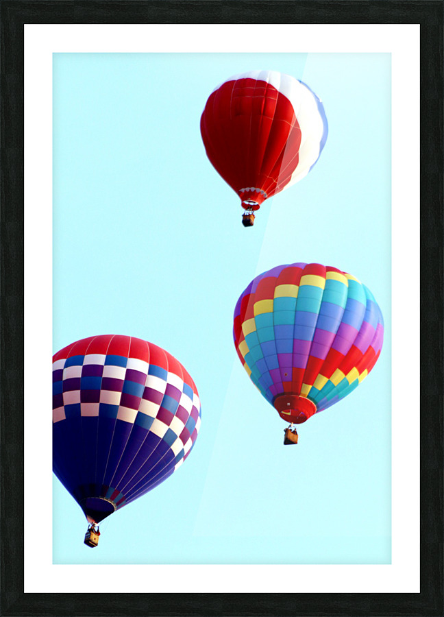 Baloons in Flight Picture Frame print