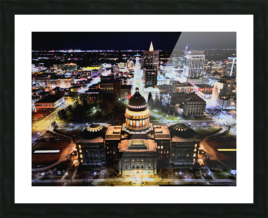 Down Capital St. Picture Frame print