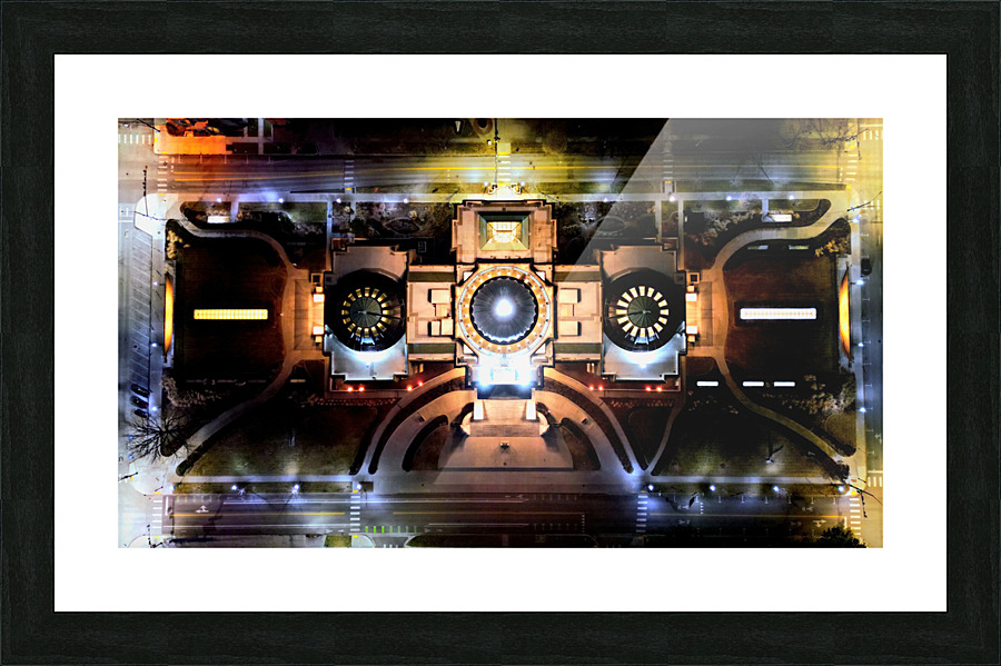Capitol in Flight Picture Frame print