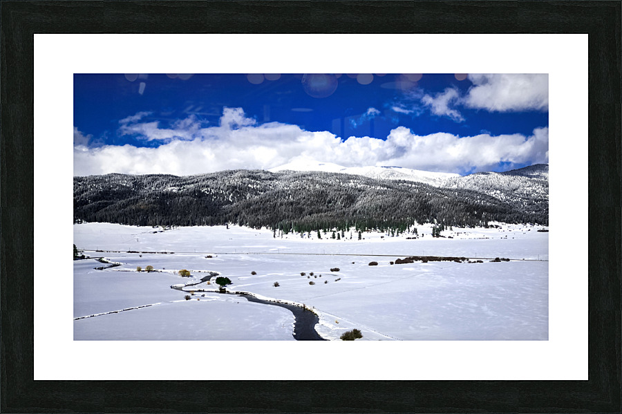 Storm Over Mountains Picture Frame print