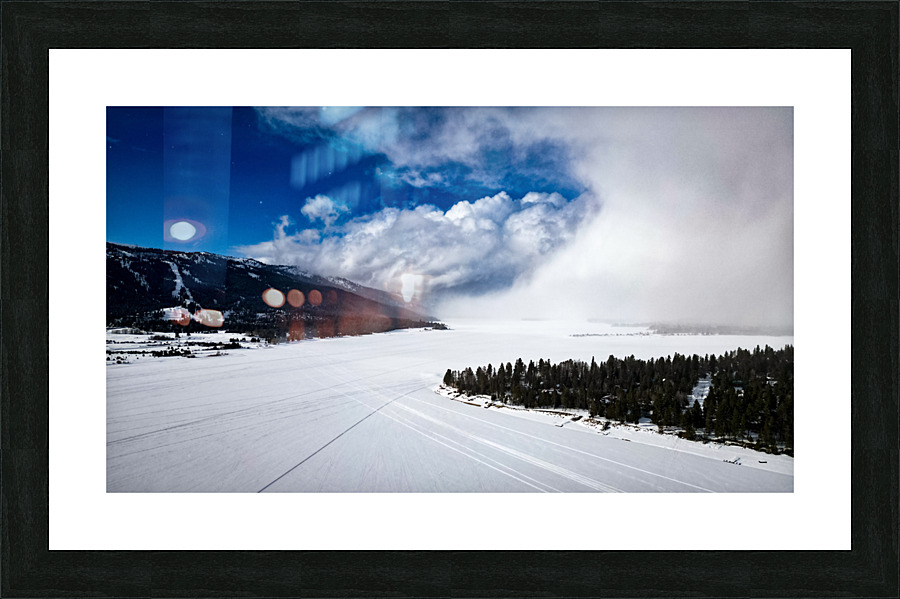 Winter Storm Picture Frame print