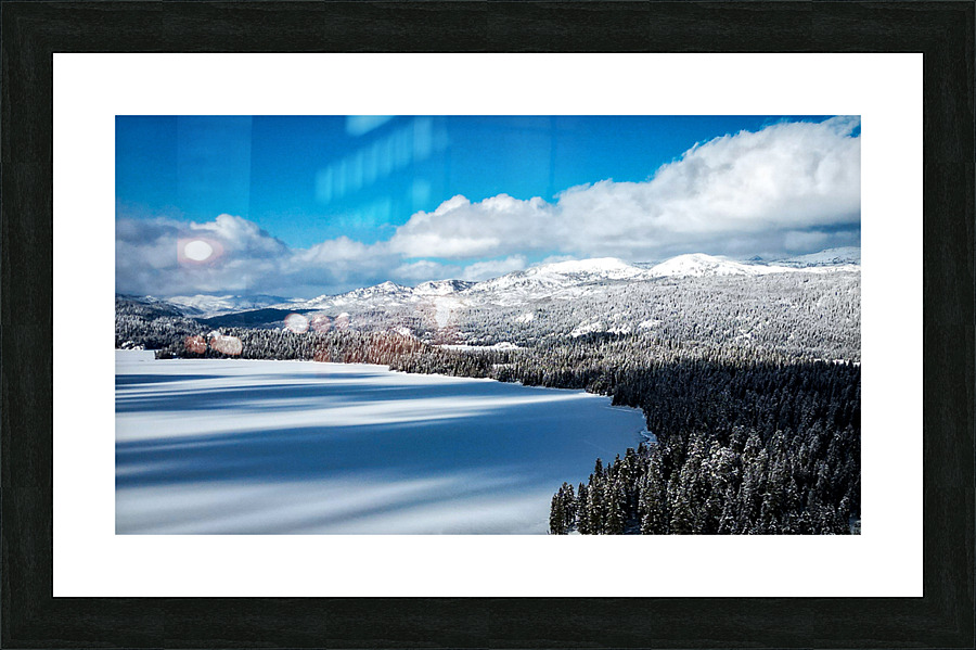 Loon Mountain Picture Frame print