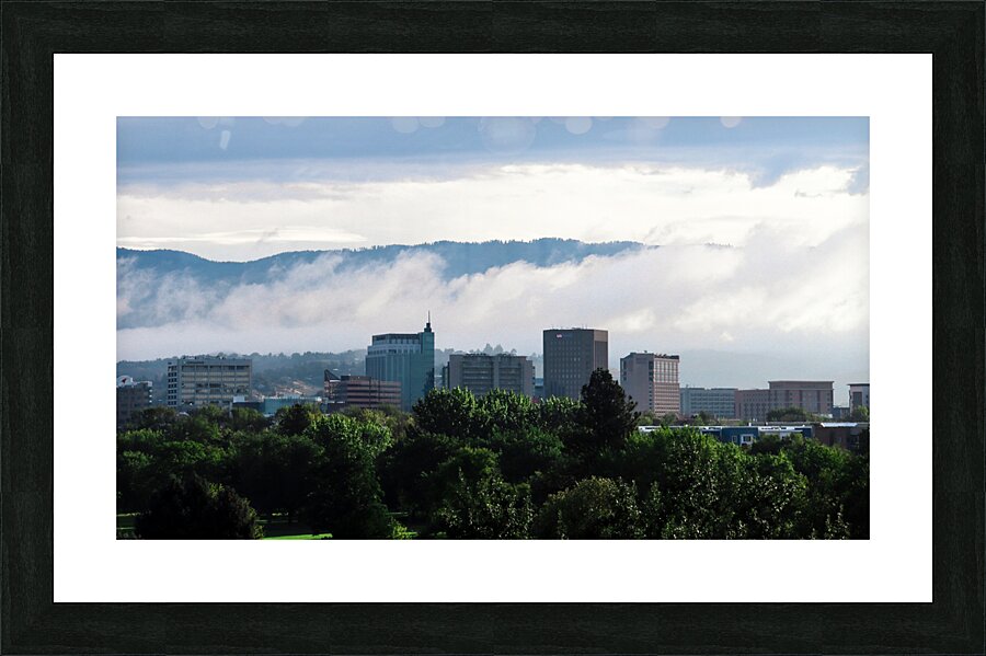 Boise in Clouds Picture Frame print