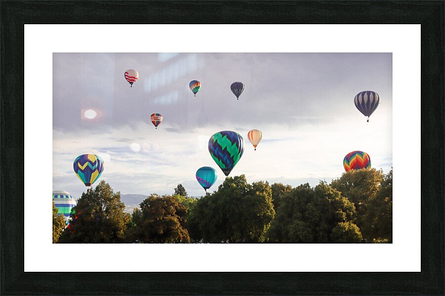 Early Balloons Picture Frame print
