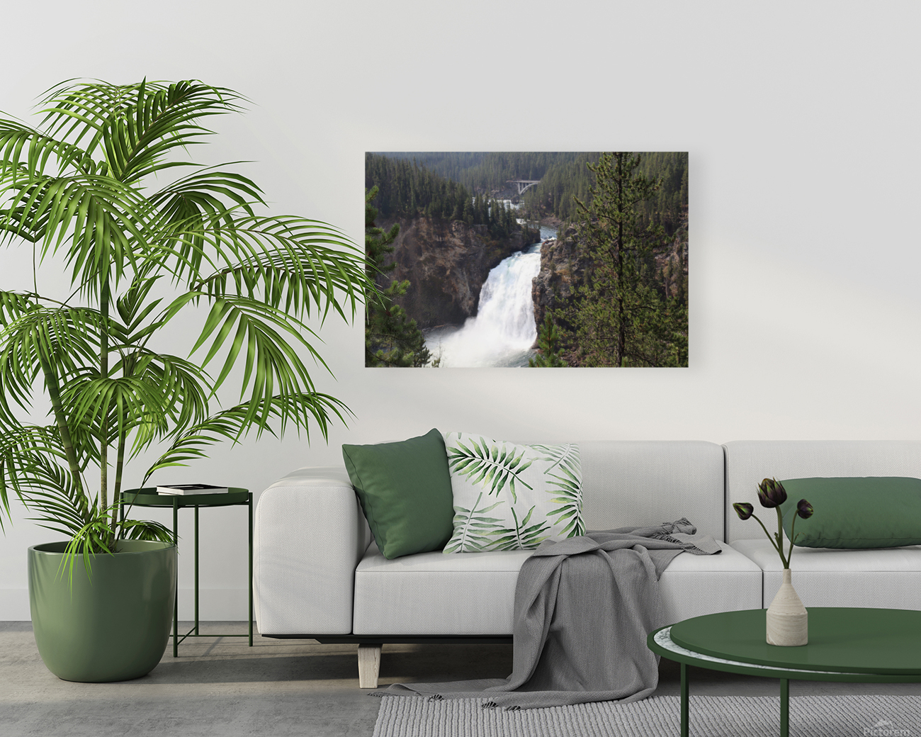 Upper Yellowstone Falls Reproduction