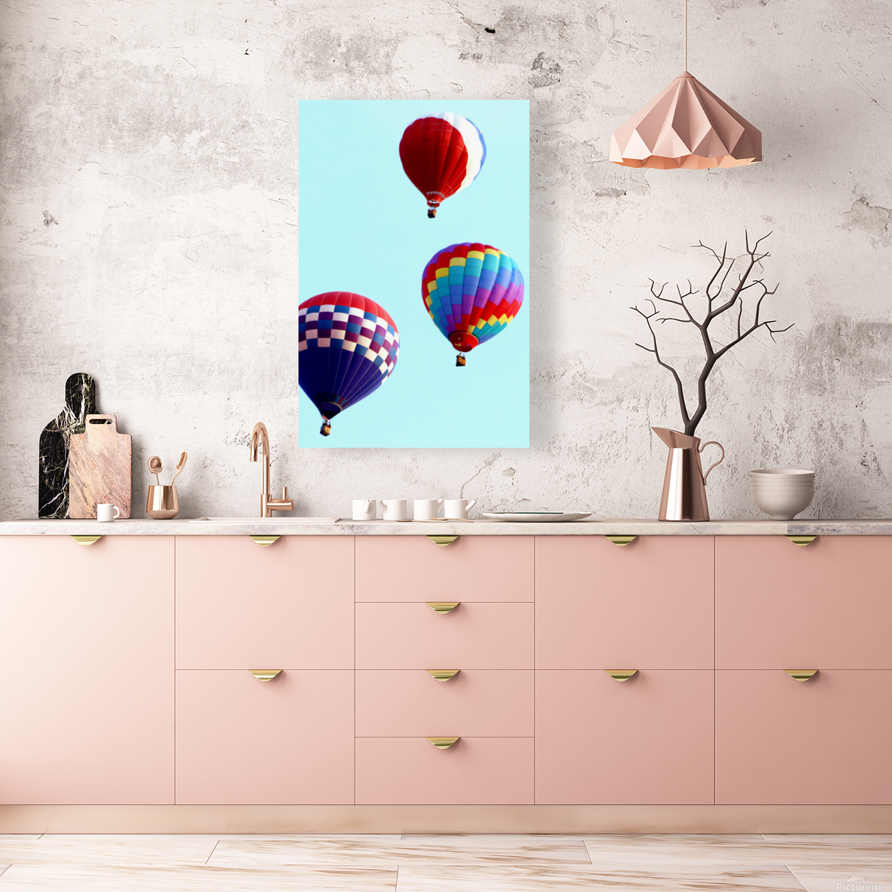 Baloons in Flight Reproduction