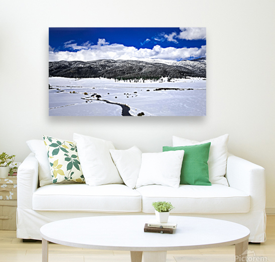 Storm Over Mountains Reproduction