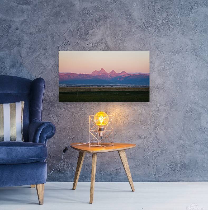 Mountains at dusk Reproduction