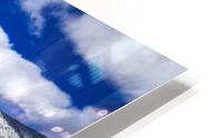 Storm Over Mountains HD Metal print
