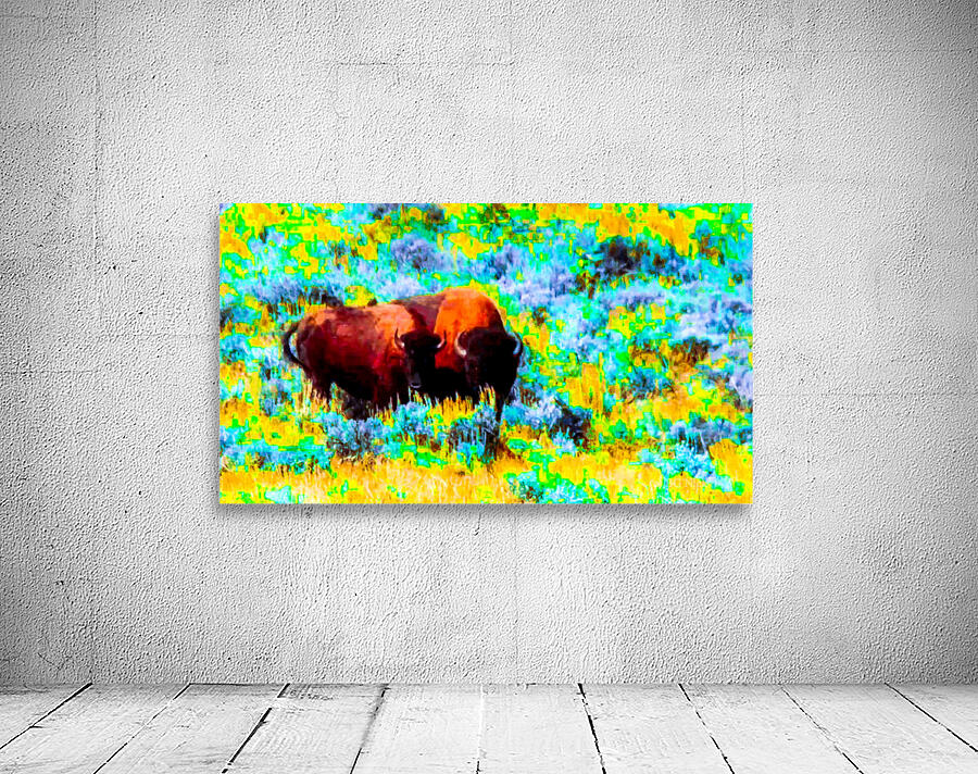 Sage Bison Wall Preview