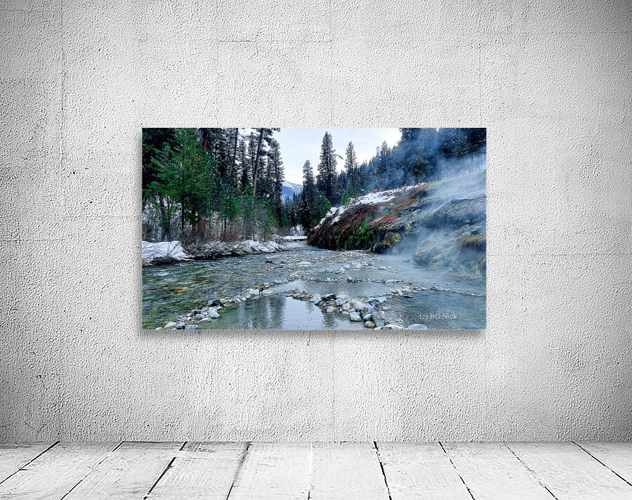 Spring Falling on River Wall Preview