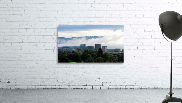 Boise in Clouds Wall Preview