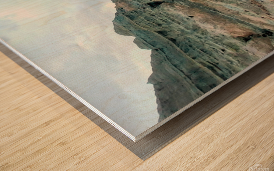 Blue Basin Wood print