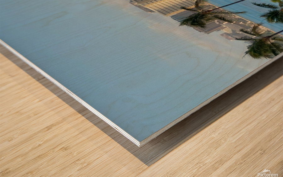 Paradise City Wood print