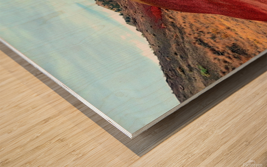 Rusty Hills Wood print