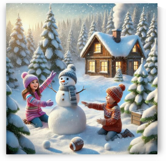 Little Snow Makers by Art Infinite