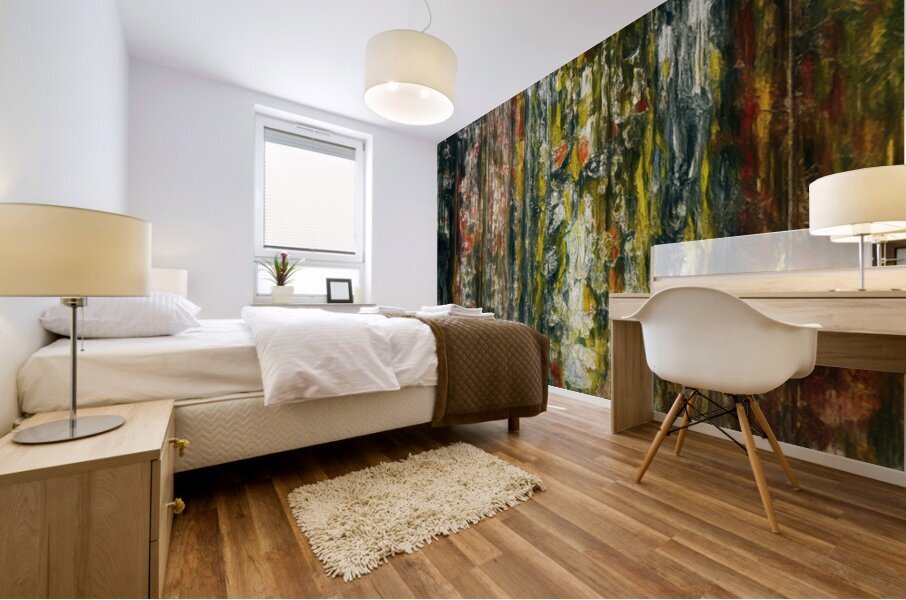 The Vertical Scar Mural print