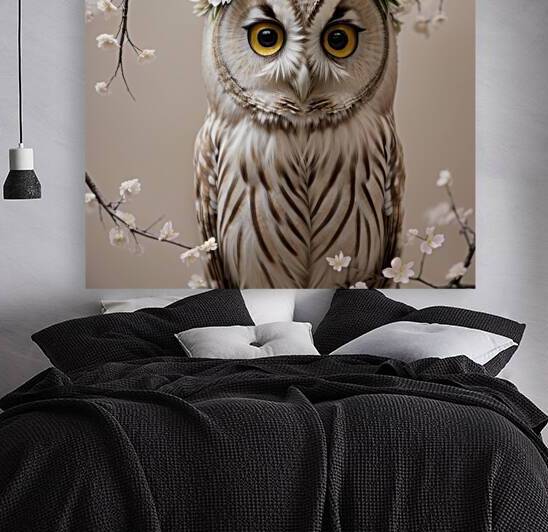 Botanical Owl by Art Infinite