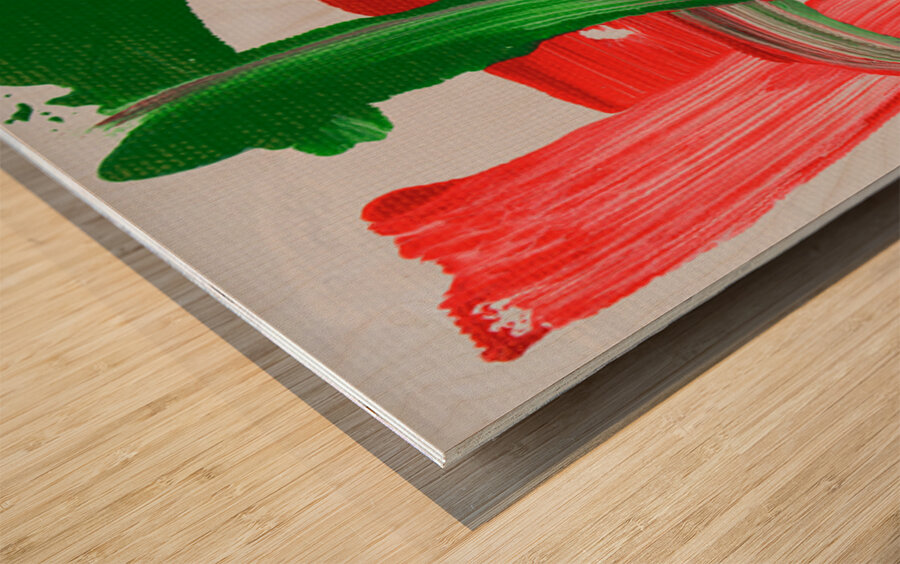 Trust. Love. Wood print