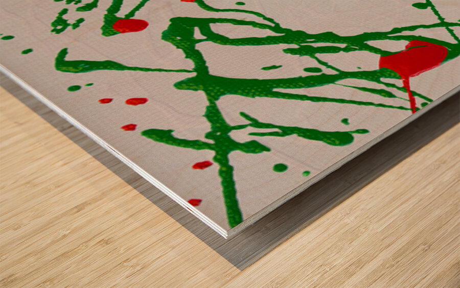 Snowstorm Impression sur bois