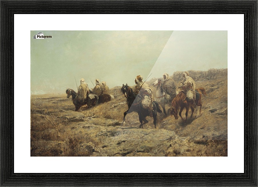 Arabische Krieger Picture Frame print