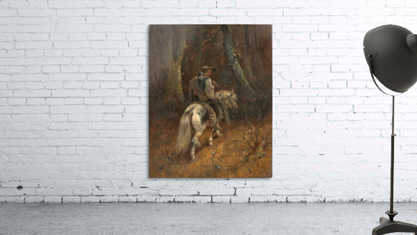 Reiter im Wald Wall Preview