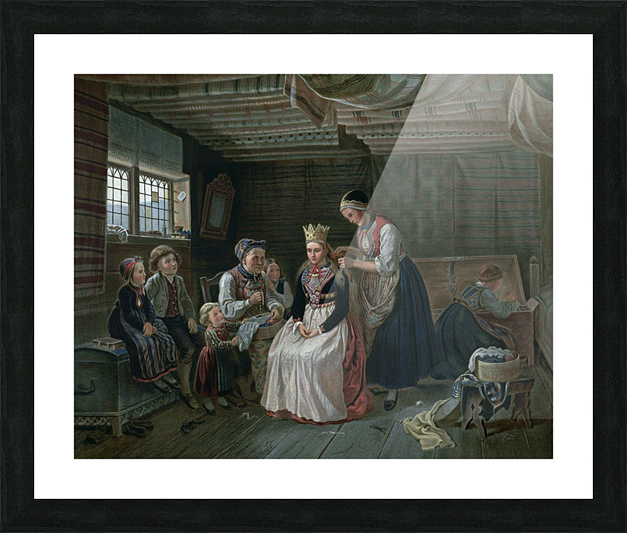 Crowning Scene Picture Frame print
