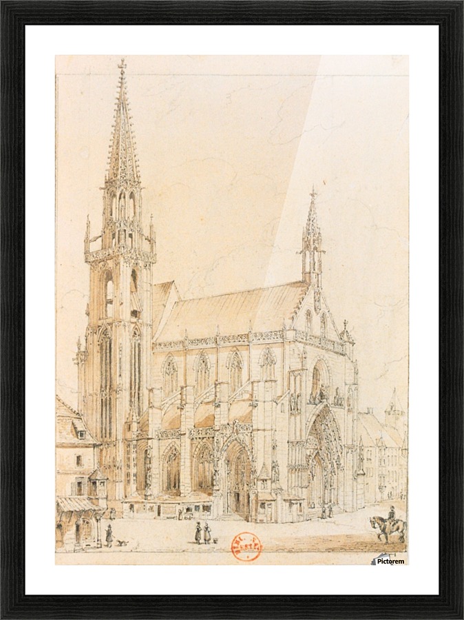 Eglise de Thann Picture Frame print