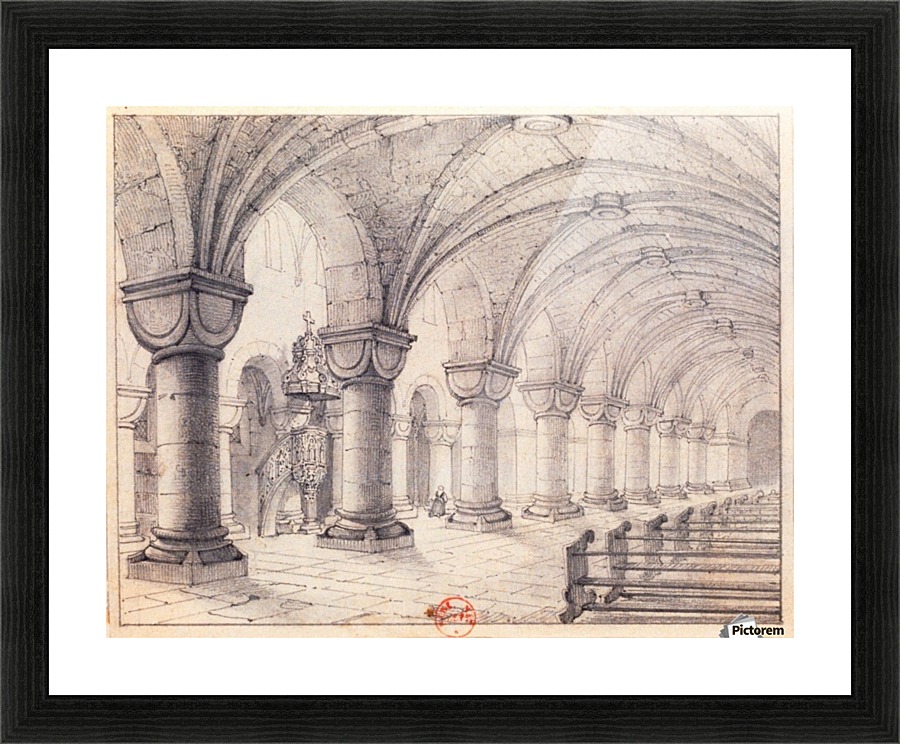Eglise Saint-Georges Picture Frame print