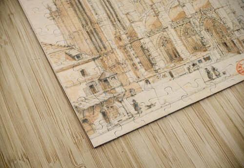 Eglise de Thann Adrien Dauzats puzzle