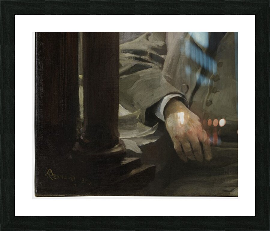Portrait de Francis Magnard Picture Frame print