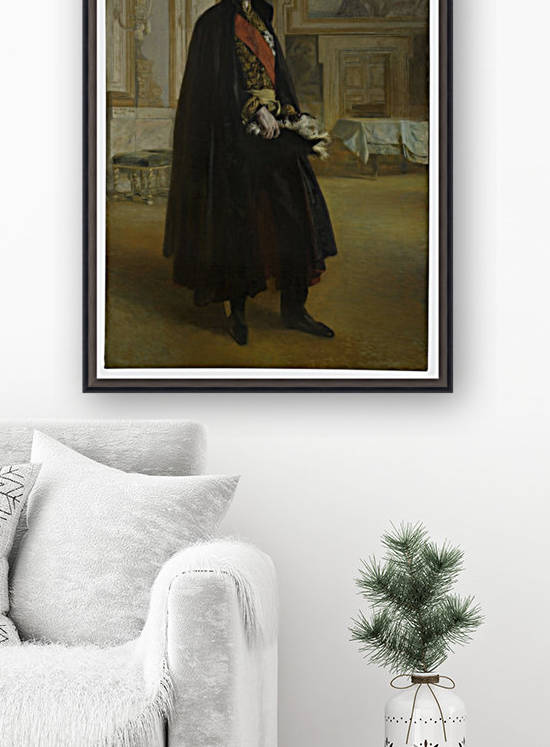 Portrait de Camille Barrere au palais Farnese by Albert Besnard