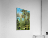 A crowded square and a tower Acrylic Print
