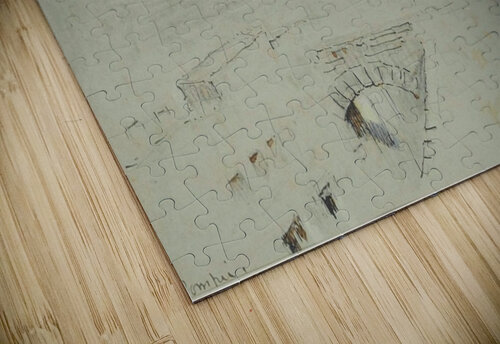 Pompeii, with Mount Vesuvius Beyond Albert Goodwin puzzle