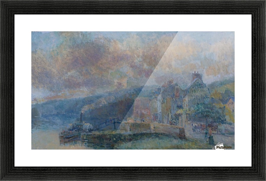 The Streamboat at Croisset Picture Frame print