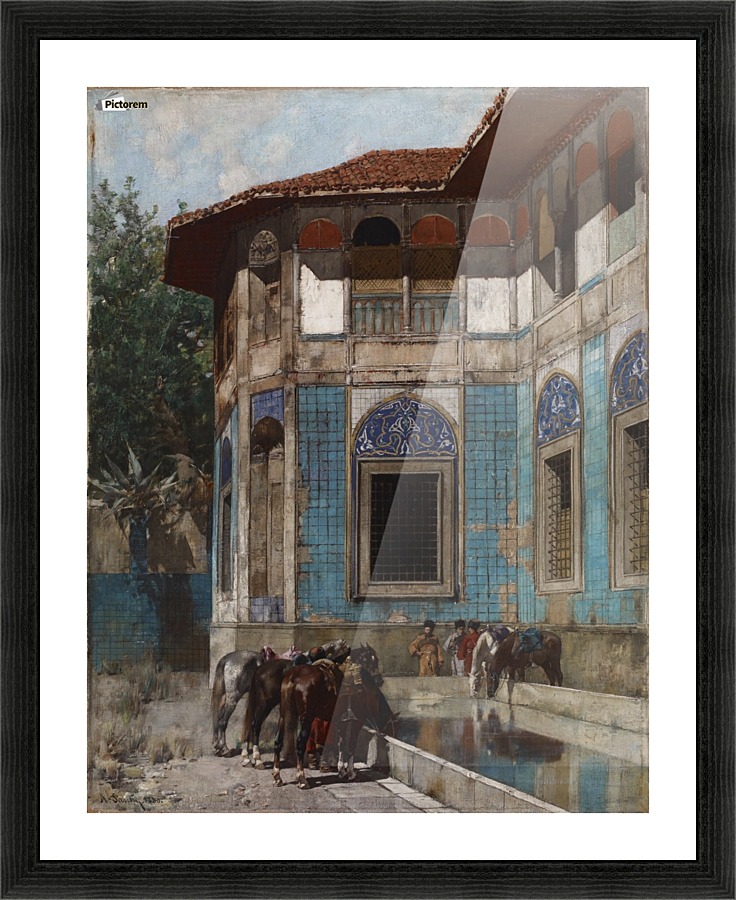 Damascus Picture Frame print
