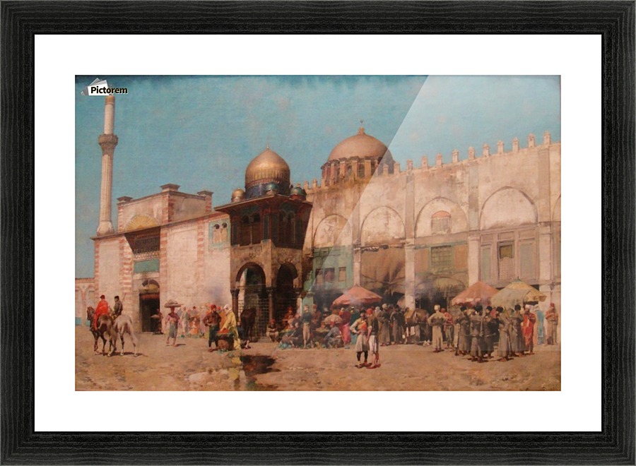 Mosque Picture Frame print