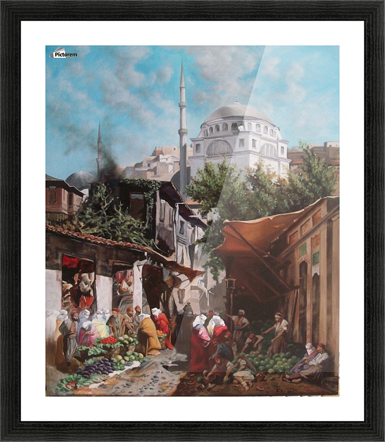 Mercato orientale Picture Frame print